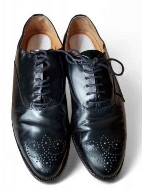 Maison Martin Margiela Shoes - Maison Martin Margiela replica line derby Oxford in glossy black leather size 38
